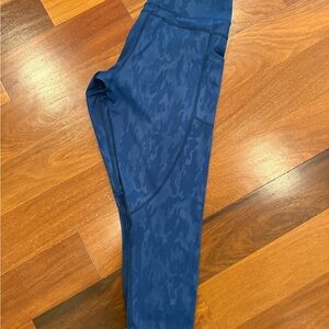 ZYIA Blue Camouflage Leggings